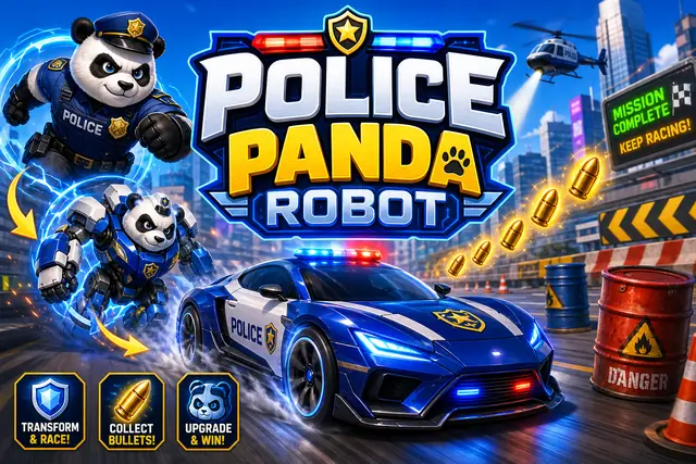 Police Panda Robot