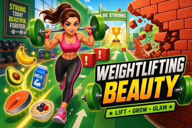 Weightlifting beauty